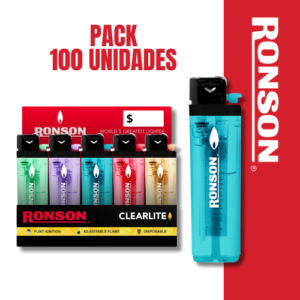 PACK RONSON CLEARLITE X 100 UNIDADES