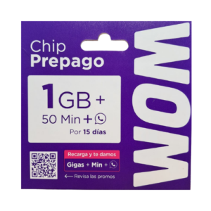 CHIP PREPAGO WOM