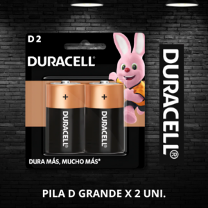 DURACELL GRANDE D X2 UNI.