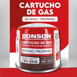 CARTUCHO GAS BUTANO RONSON
