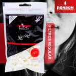 FILTRO TABACO RONSON X 125 UNI.
