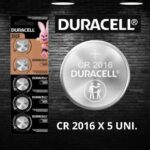 DURACELL CR2016 X 5 UNI.