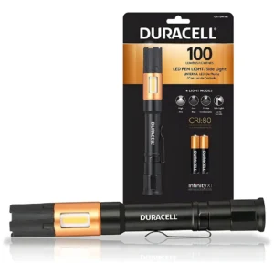 LINTERNA DURACELL LED 100 LUM TIPO LAPIZ